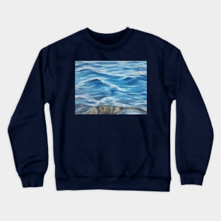 The Cure - lake water painting Crewneck Sweatshirt